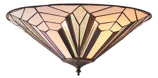 Endon 63935 - Stropní svítidlo Tiffany ASTORIA 2xE27/60W/230V pr. 48 cm
