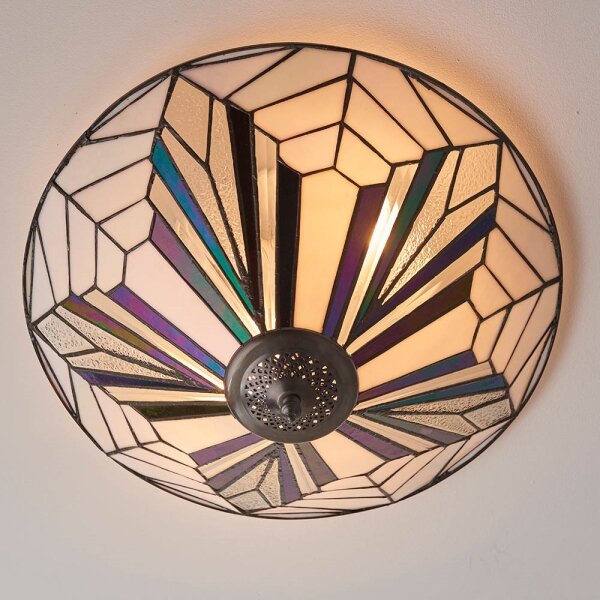 Endon 63935 - Stropní svítidlo Tiffany ASTORIA 2xE27/60W/230V pr. 48 cm