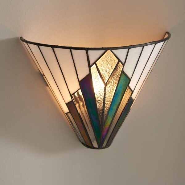 Endon 63940 - Nástěnné svítidlo Tiffany ASTORIA 1xE14/40W/230V