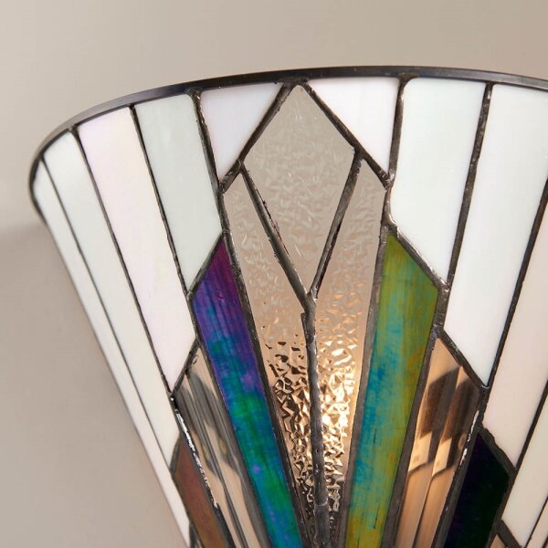 Endon 63940 - Nástěnné svítidlo Tiffany ASTORIA 1xE14/40W/230V
