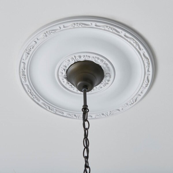 Endon 67044 - Lustr na řetězu Tiffany FARGO 1xE14/40W/230V pr. 25,5 cm