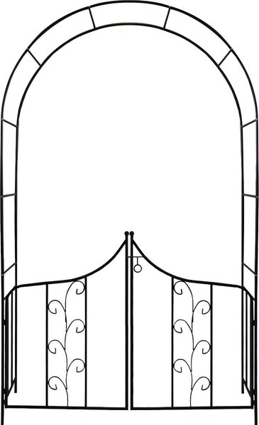 Perg-N6092 Pergola Zahradní Oblouk Pro Růže Květiny Borovice Zvonek