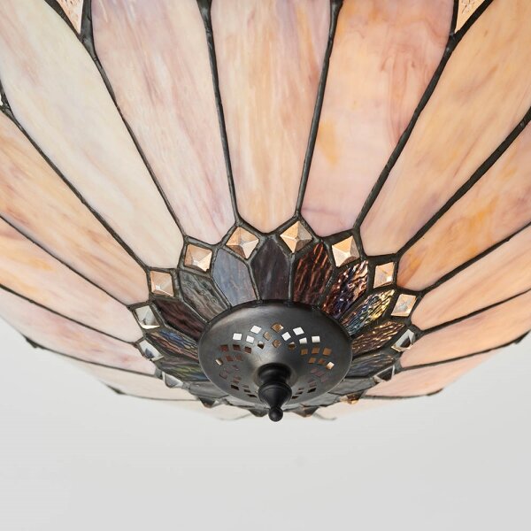 Endon 63978 - Přisazený lustr Tiffany BROOKLYN 3xE27/60W/230V pr. 40 cm