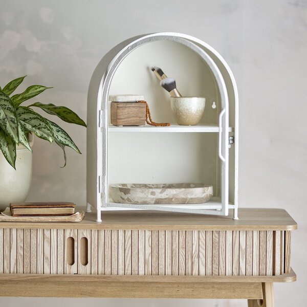 Kovová skříňka Soria Cabinet White