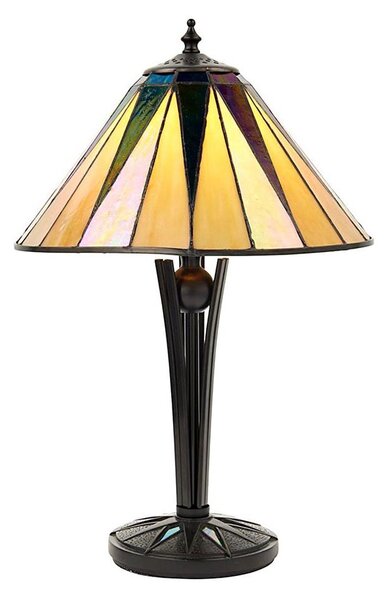 Endon 70367 - Stolní lampa Tiffany DARK STAR 1xE14/40W/230V pr. 30 cm