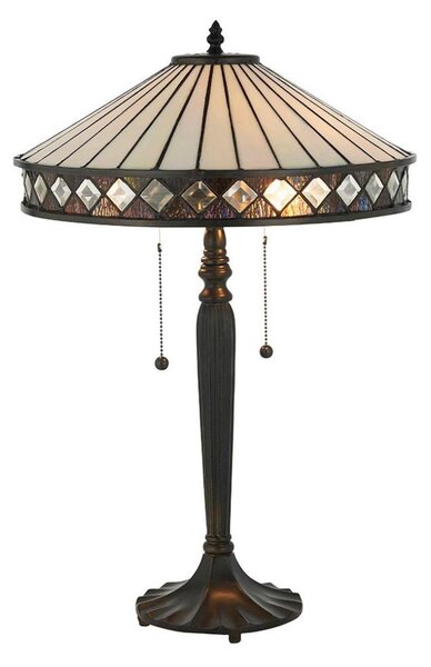 Endon 70935 - Stolní lampa Tiffany FARGO 2xE27/60W/230V pr. 41,5 cm