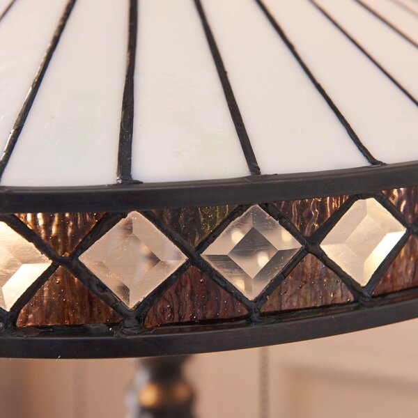 Endon 70935 - Stolní lampa Tiffany FARGO 2xE27/60W/230V pr. 41,5 cm
