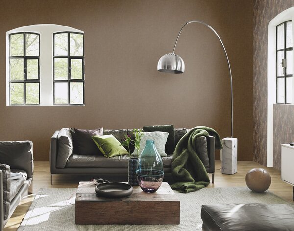 RASCH | Vliesová tapeta na zeď Unsere Besten 418224 | 0,53 x 10,05 m | hnědá, bronzová, hnědá, metalická, vícebarevná