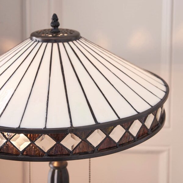 Endon 70935 - Stolní lampa Tiffany FARGO 2xE27/60W/230V pr. 41,5 cm
