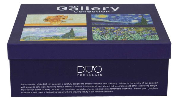 Porcelánový hrnek Van Gogh 350 ml sada 4ks