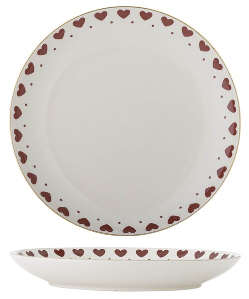 Kameninový talíř Jolly Red Ø 26,5 cm