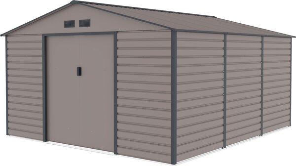Zahradní domek G21 GAH 1300 - 340 x 382 cm, šedý