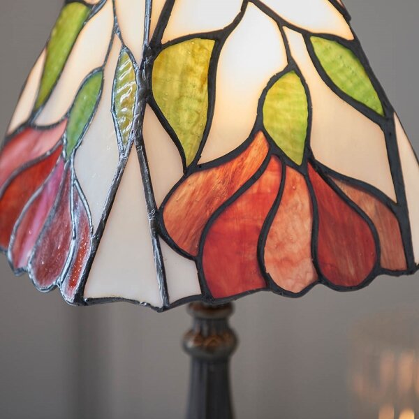 Endon 63963 - Stolní lampa Tiffany BOTANICA 1xE14/40W/230V pr. 16 cm