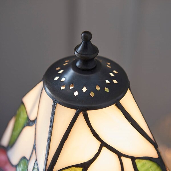 Endon 63963 - Stolní lampa Tiffany BOTANICA 1xE14/40W/230V pr. 16 cm