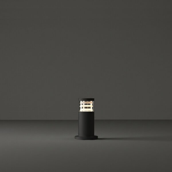 Ideal Lux - Venkovní lampa TRONCO 1xE27/42W/230V 25 cm IP65 černá