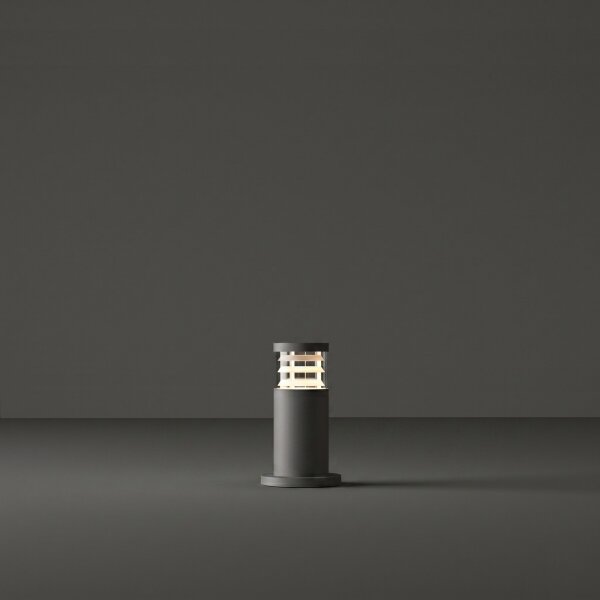 Ideal Lux - Venkovní lampa TRONCO 1xE27/42W/230V 25 cm IP65 antracit