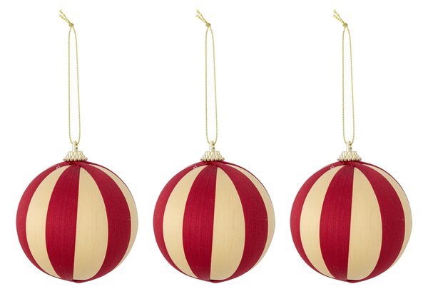 Vánoční ozdoba Wynn Red – set 3 ks
