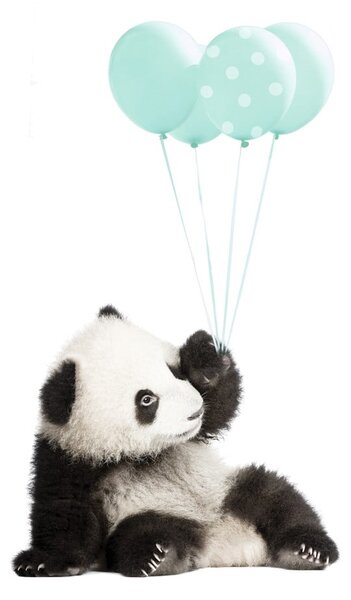 Nástěnná samolepka Dekornik Minty Panda, 70 x 115 cm