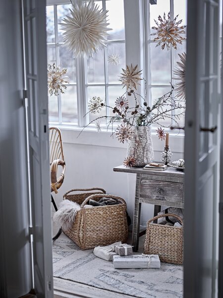 Závěsná svíticí hvězda Elijas White 50 cm