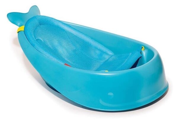 Skip Hop - Dětská vanička s ergonomickou podložkou MOBY 3 modrá