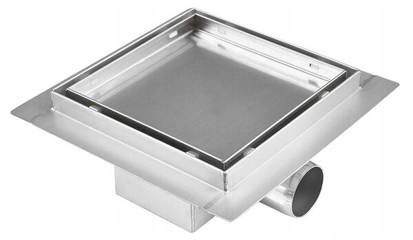 Odtokový sprchový žlab MEXEN FLAT 2v1 - hranatý - 15x15 cm, 1010015