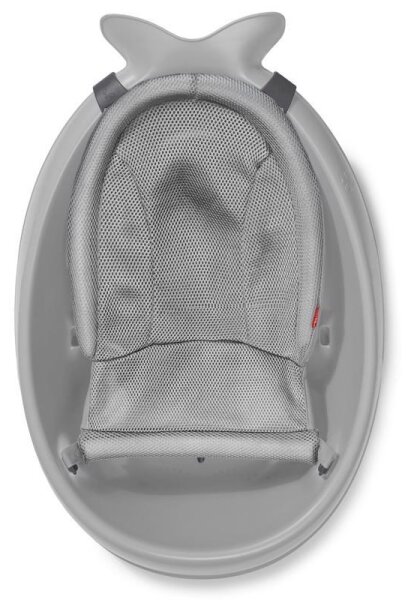 Skip Hop - Dětská vanička s ergonomickou podložkou MOBY 3 šedá