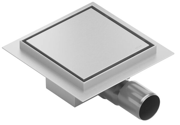 Odtokový sprchový žlab MEXEN FLAT 2v1 - hranatý - 15x15 cm, 1010015