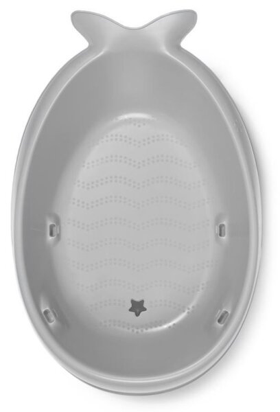 Skip Hop - Dětská vanička s ergonomickou podložkou MOBY 3 šedá