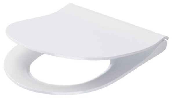 Cersanit K701-104 - Závěsné WC s prkénkem CITY OVAL keramika/bílá