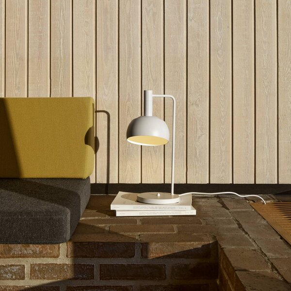 Louis Poulsen stolní lampa FJ Elements, bílá, 45 cm, E14, Bílá / opál, Obývací pokoj / jídelna, Hliník, Moderní