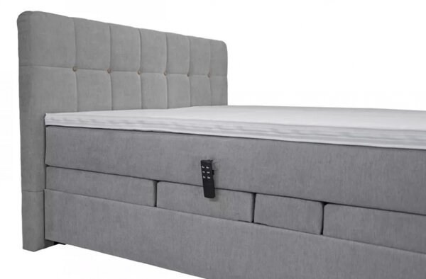 BLANAŘ Boxspring Samara 180x200 šedá