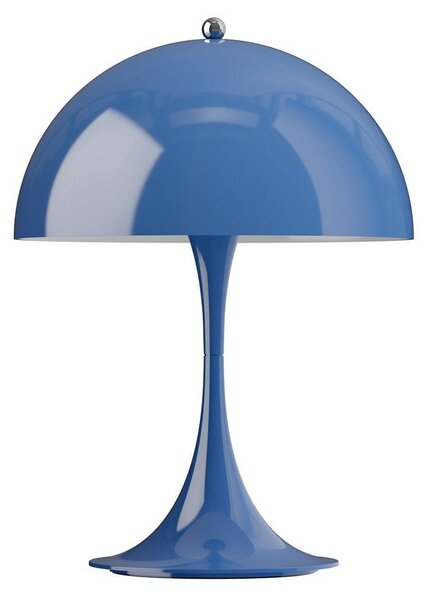 Louis Poulsen Akumulátorová lampa Panthella PORTABLE 250 indigově modrá, stmívatelný, Modrá, Obývací pokoj / jídelna, Plast, Moderní