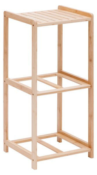 Bambusový regál TIDY se dvěma látkovými boxy, 34,7 x 33 x 77,5 cm