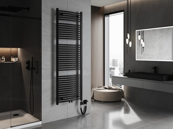 Mexen Ares, elektrické topné těleso 1800 x 600 mm, 1200 W, černá, W102-1800-600-6120-70