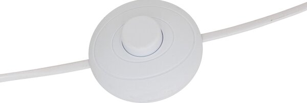 Stojací lampa textilní stínidlo RAFA dřevěné nohy, Ø 24 x 107 cm