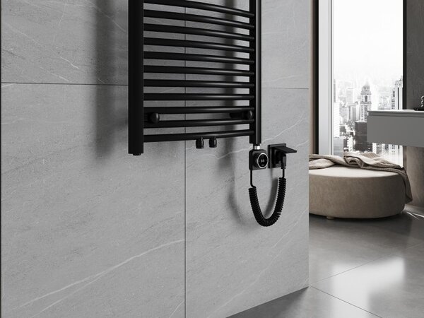 Mexen Ares, elektrické topné těleso 1200 x 600 mm, 600 W, černá, W102-1200-600-6600-70