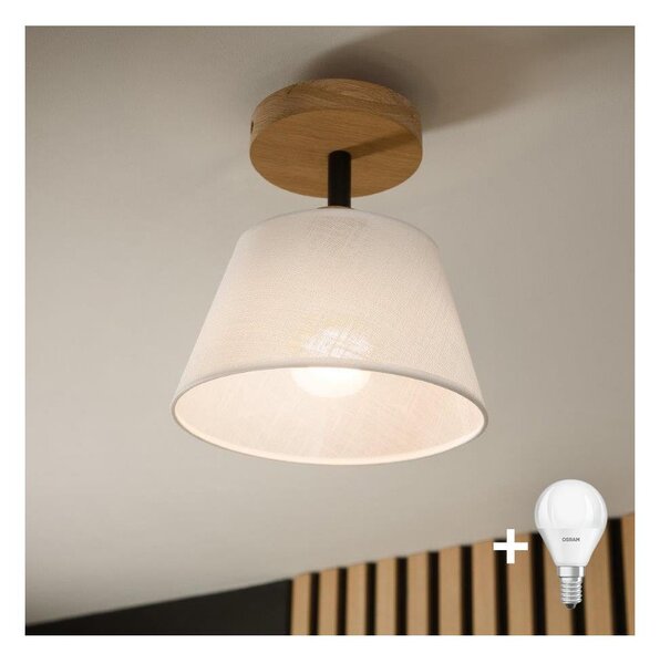 Brilagi - LED Přisazený lustr ANTHONY 1xE14/60W/230V dub/bílá
