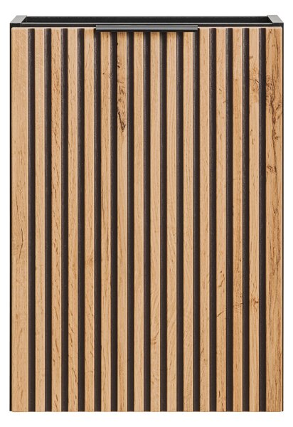 Comad Xilo skříňka 40x22x57 cm pod umyvadlo závěsná černá-dub XILO BLACK WOTAN 82-40-D-1D