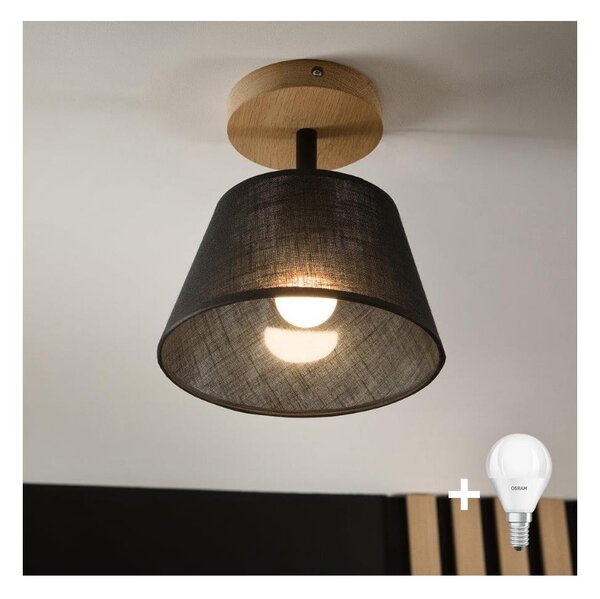 Brilagi - LED Přisazený lustr ANTHONY 1xE14/60W/230V dub/černá
