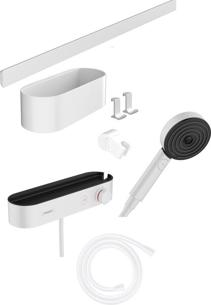 Hansgrohe WallStoris sprchová baterie nastěnná s termostatem bílá 24250700