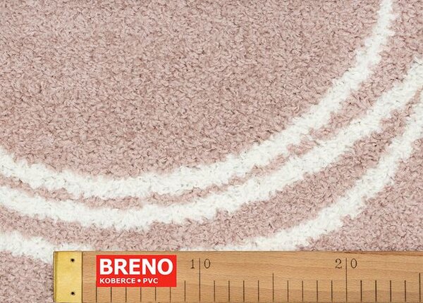 Breno Kusový koberec LOTTO 290/HR5S, 100x150 cm, Růžová