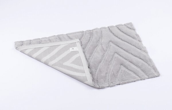 Předložka Talya světle šedá 40/50 cm 100% bavlna