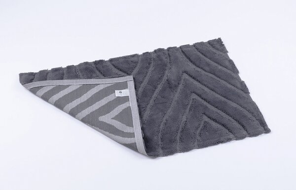 Předložka Talya tmavě šedá 40/50 cm 100% bavlna