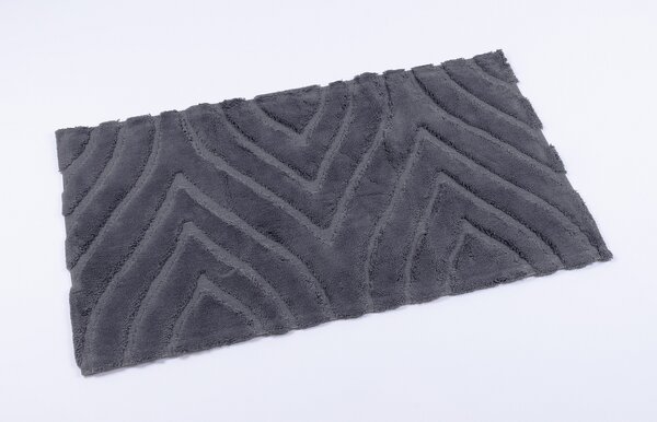 Předložka Talya tmavě šedá 40/50 cm 100% bavlna