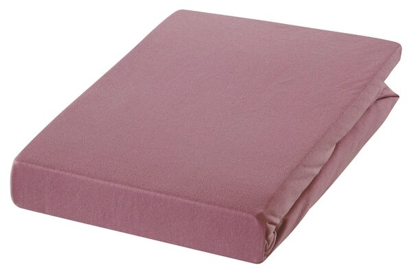 ELASTICKÉ PROSTĚRADLO, žerzej, fialová, 100/220 cm Dieter Knoll - Prostěradla, Online Only