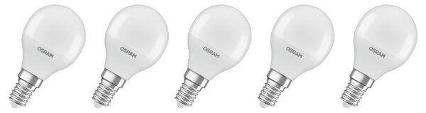 Osram LED žárovka »Led Base Retro«, 5 kusů (Clp40, E14, 470lm, matná) (100409260003)