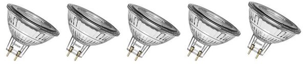 Osram LED žárovka »Base Spot«, 5 kusů (Mr16, Gu5.3, nedimenzovaná, 2700 K, transparentní) (100409271003)