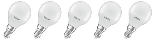 Osram LED žárovka »Led Base Retro«, 5 kusů (Clp40, E14, 470lm, matná) (100409260003)