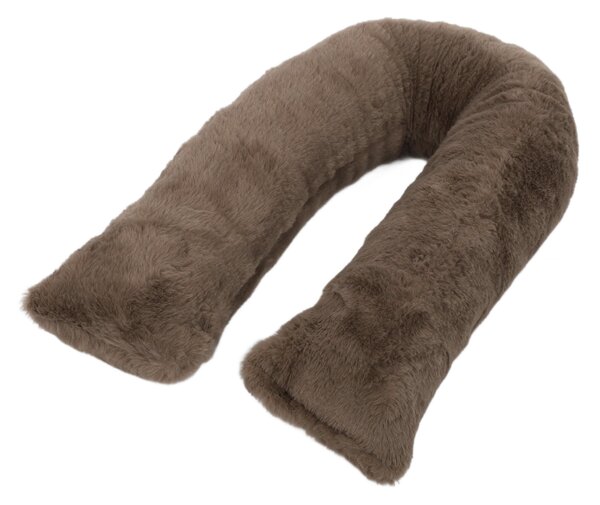Váleček pod dveře, proti průvanu, 90 cm, hnědá