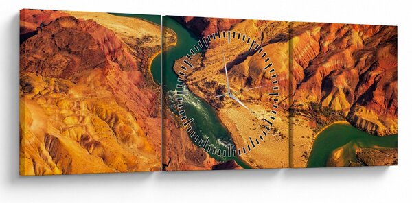 Obraz - Grand Canyon (s hodinami) (90x30 cm)